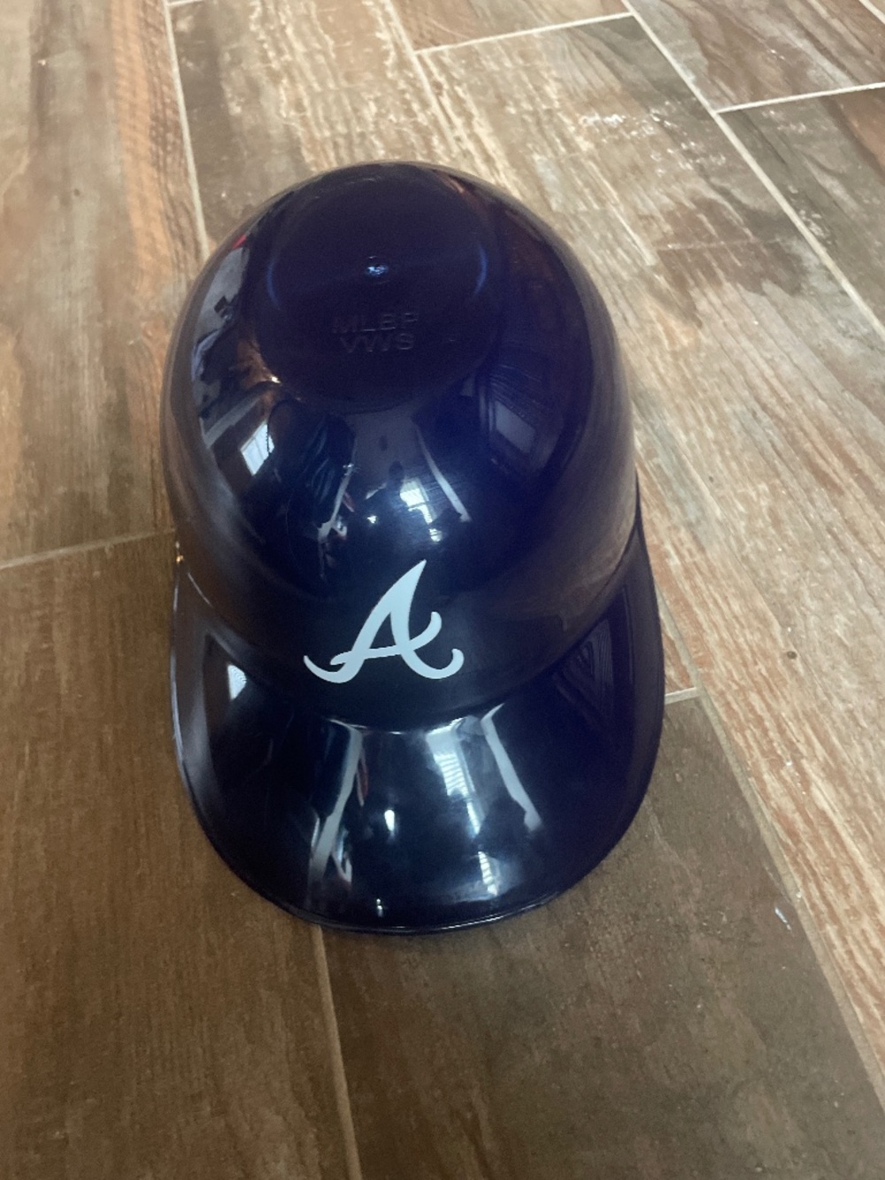 Plastic Braves helmet